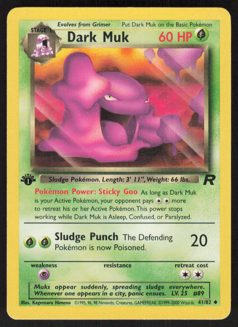 Dark Muk - Team Rocket #41/82 - Lightly Played - Normal