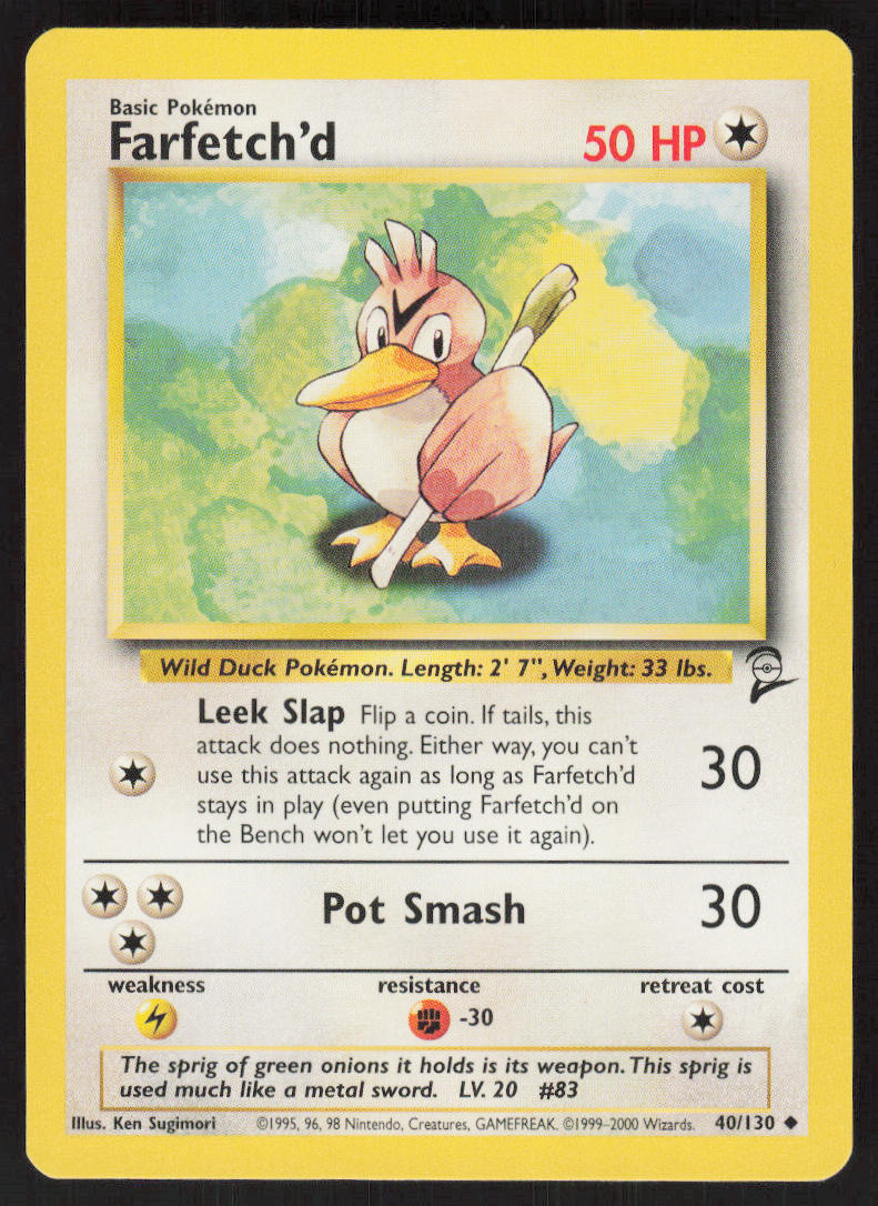 Farfetch'd - Base Set 2 #40/130 - Lightly Played - Normal