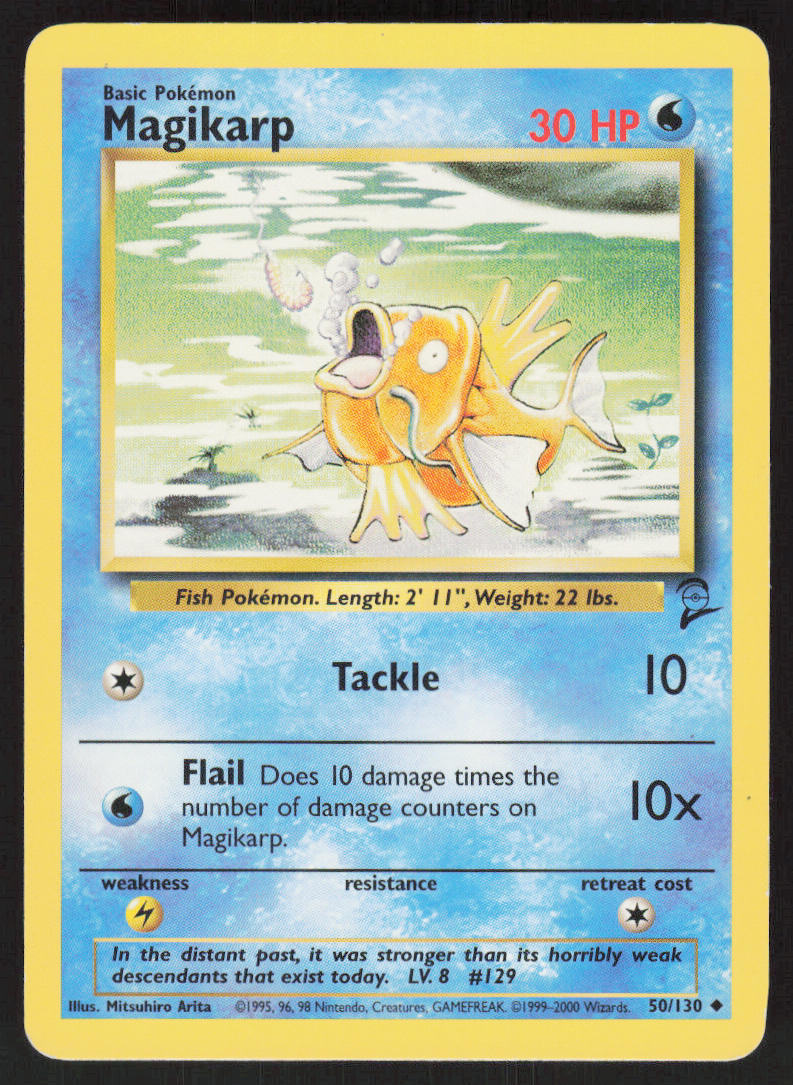 Magikarp - Base Set 2 #50/130 - Lightly Played - Normal