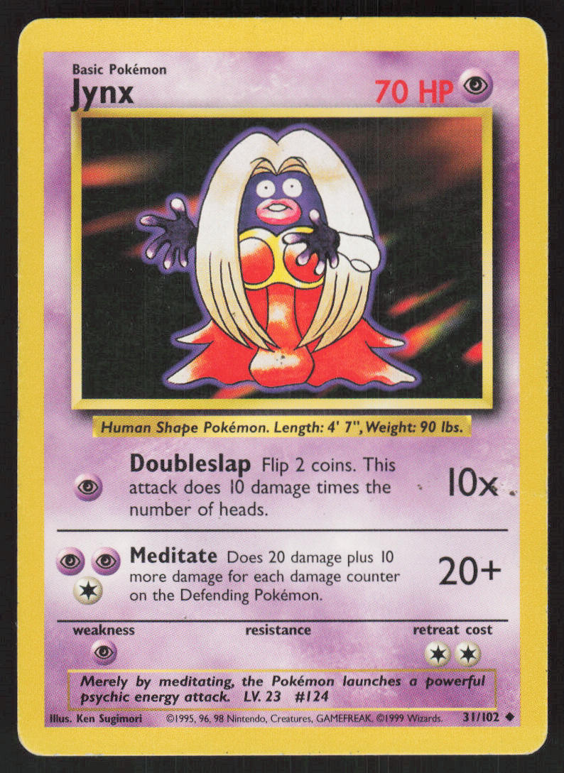 Jynx - Base Set #31/102 - Lightly Played - Normal
