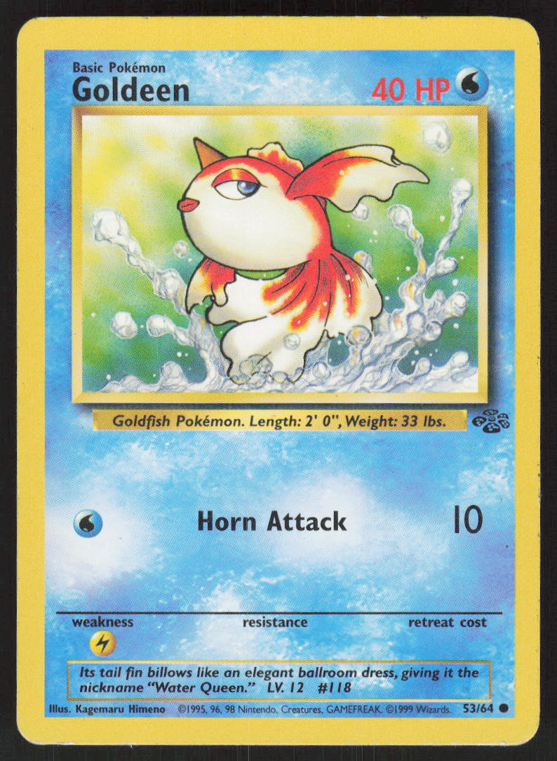 Goldeen - Jungle #53/64 - Lightly Played - Normal
