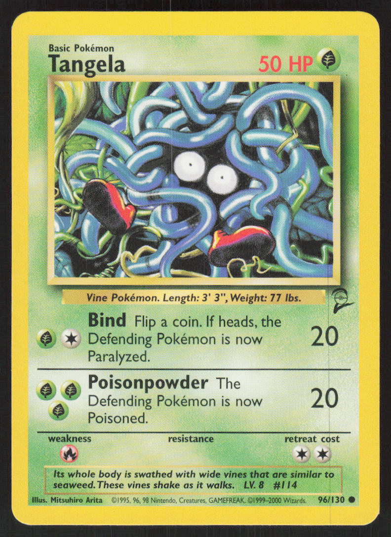 Tangela - Base Set 2 #96/130 - Lightly Played - Normal