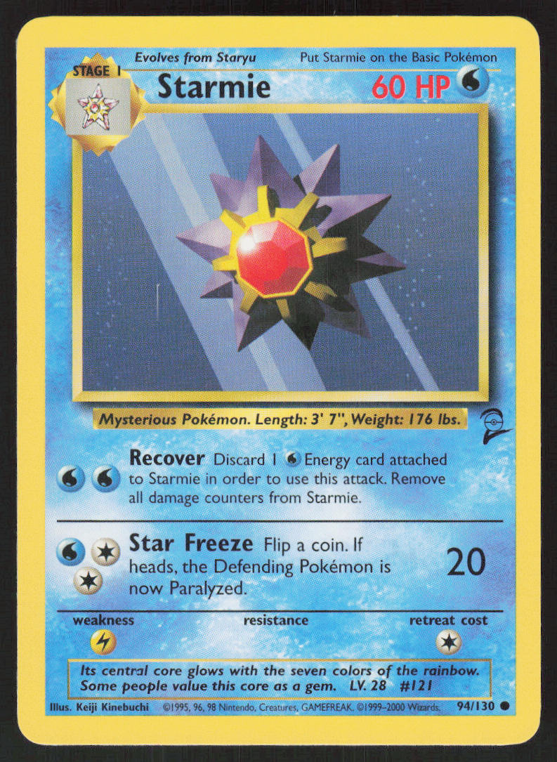 Starmie - Base Set 2 #94/130 - Lightly Played - Normal