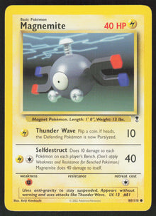 Magnemite - Legendary Collection #80/110 - Lightly Played - Normal