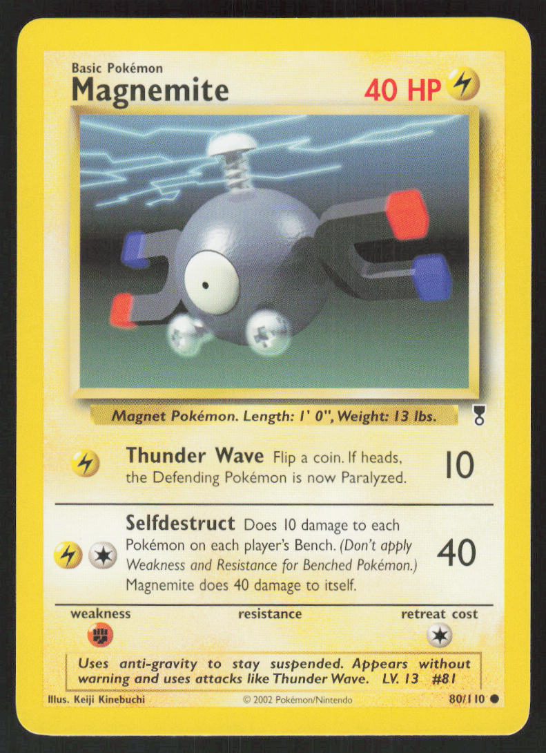 Magnemite - Legendary Collection #80/110 - Lightly Played - Normal