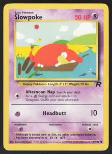 Slowpoke - Team Rocket #67/82 - Lightly Played - Normal