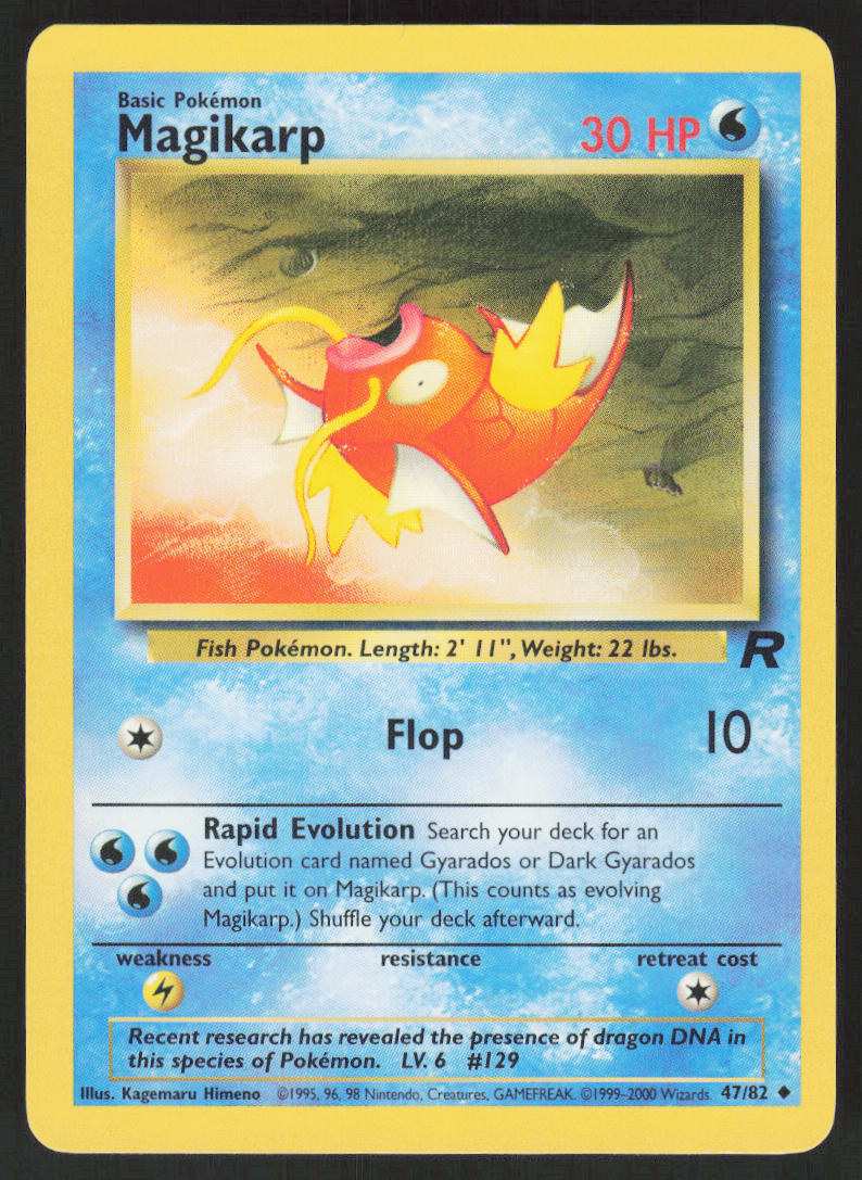 Magikarp - Team Rocket #47/82 - Lightly Played - Normal