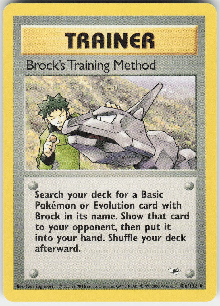 Brock's Training Method #106