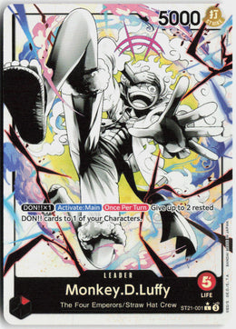 One Piece - Monkey.D.Luffy [Parallel Foil] ST21-001 - One Piece Starter Deck 21: Gear5 #ST21-001 - Near Mint - Holofoil