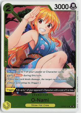 One Piece - O-Nami OP06-101 - One Piece Wings of the Captain #OP06-101 - Near Mint - Holofoil