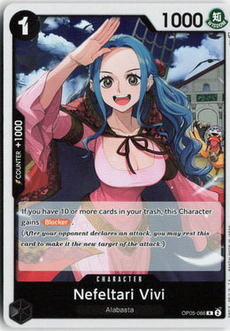 One Piece - Nefeltari Vivi OP05-086 - One Piece Awakening of the New Era #OP05-086 - Near Mint - Holofoil