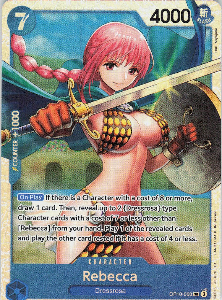 One Piece - Rebecca OP10-058 - One Piece Royal Blood #OP10-058 - Near Mint - Holofoil