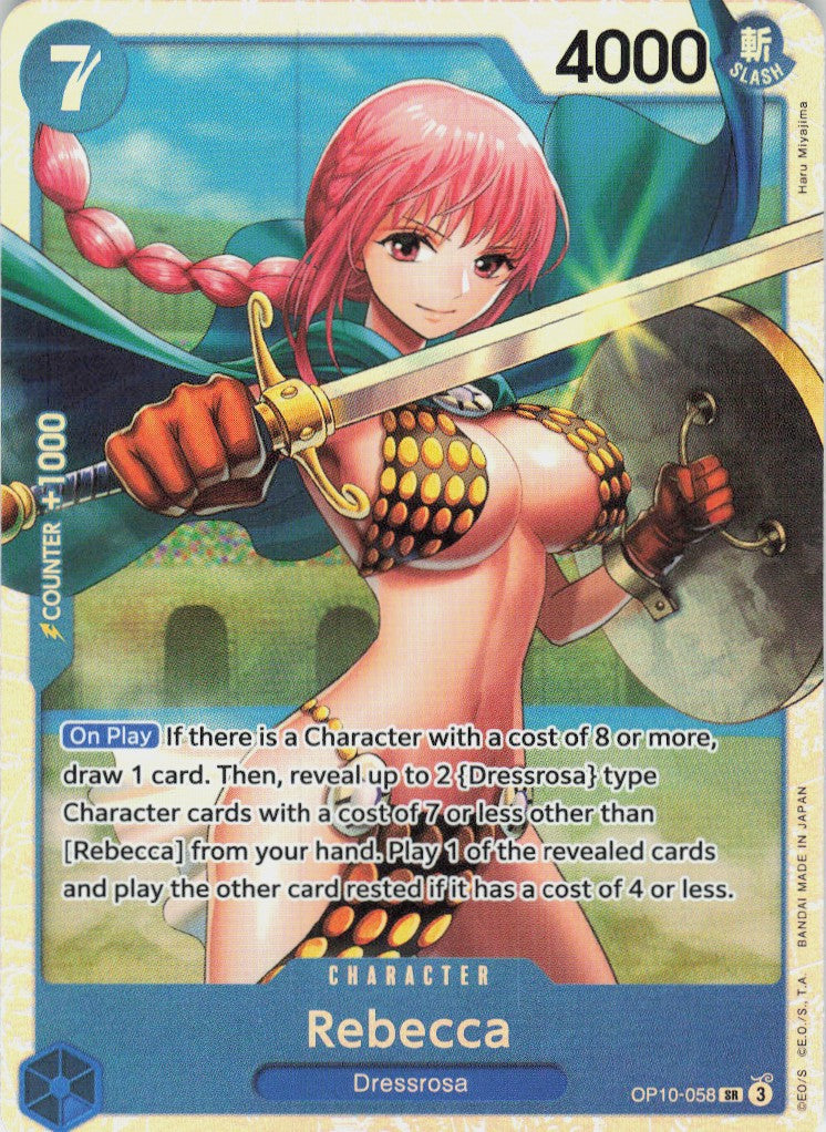 One Piece - Rebecca OP10-058 - One Piece Royal Blood #OP10-058 - Near Mint - Holofoil