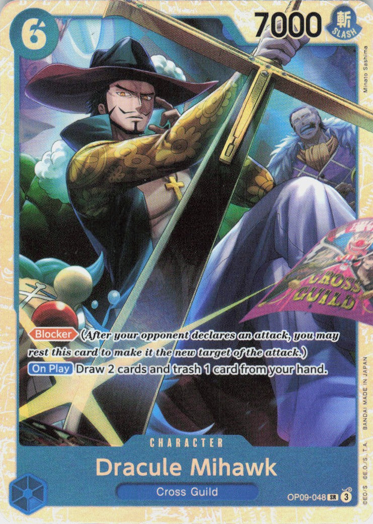 One Piece - Dracule Mihawk [Foil] OP09-048 - One Piece Emperors in the New World #OP09-048 - Near Mint - Holofoil