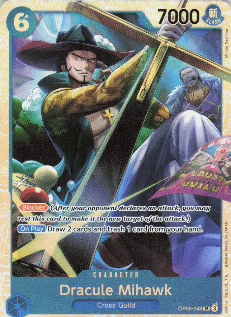 One Piece - Dracule Mihawk [Foil] OP09-048 - One Piece Emperors in the New World #OP09-048 - Near Mint - Holofoil