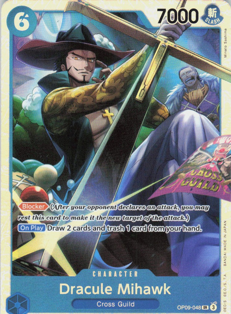 One Piece - Dracule Mihawk [Foil] OP09-048 - One Piece Emperors in the New World #OP09-048 - Near Mint - Holofoil