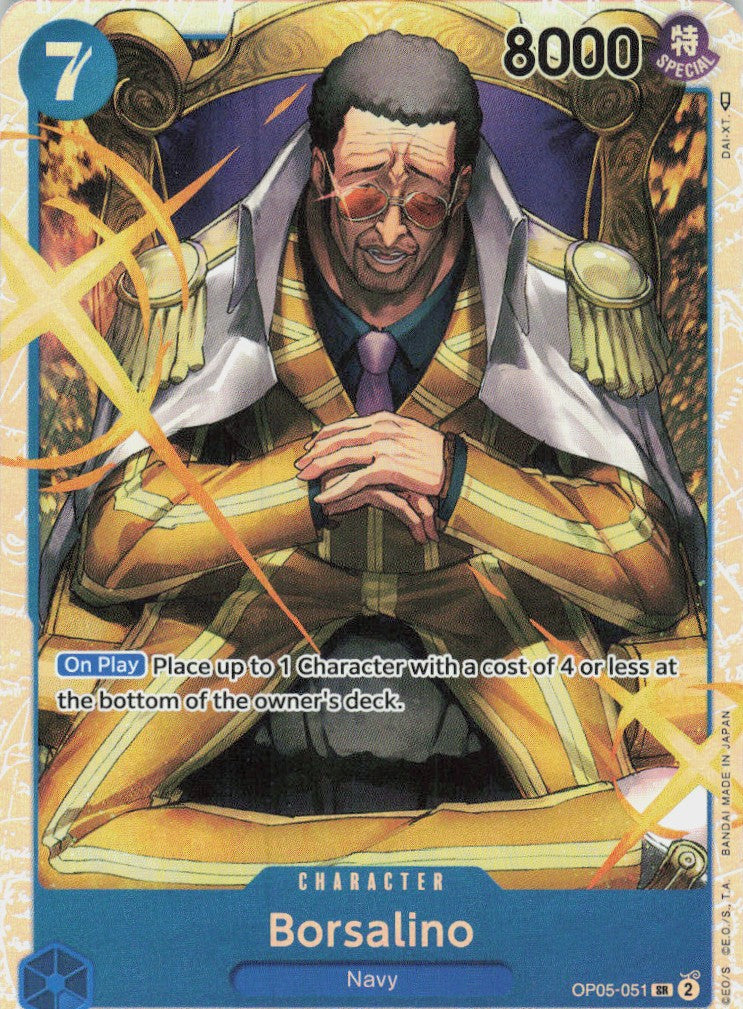 One Piece - Borsalino OP05-051 - One Piece Awakening of the New Era #OP05-051 - Near Mint - Holofoil