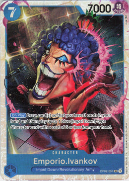 Emporio.Ivankov OP02-051 #OP02-051 One Piece Paramount War One #OP02 Holofoil