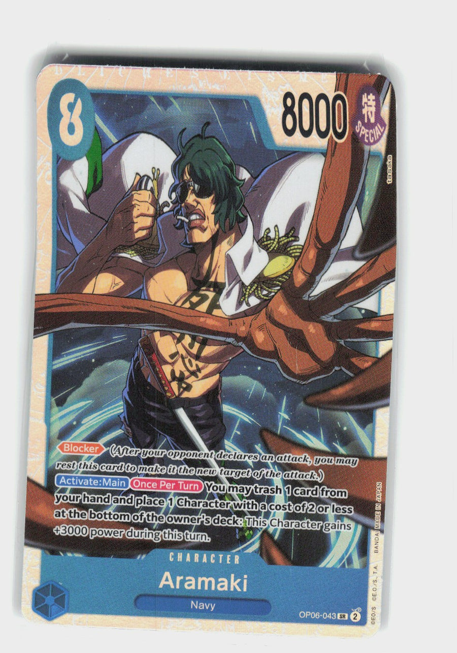 One Piece - Aramaki OP06-043 - One Piece Wings of the Captain #OP06-043 - Near Mint - Standard / Non-SP