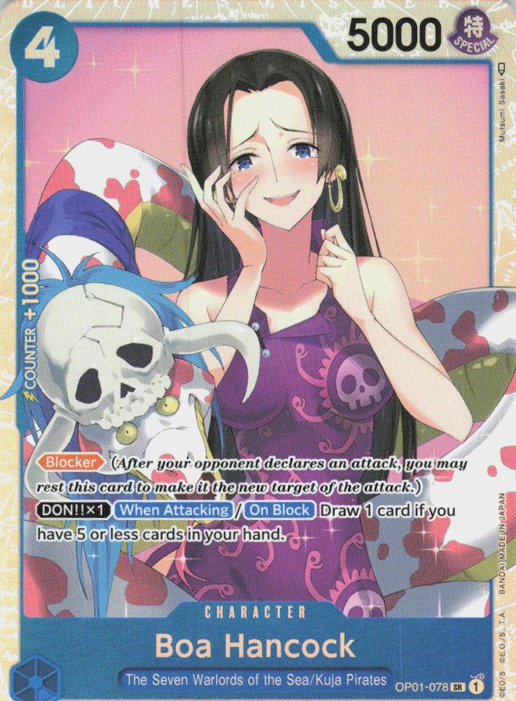 One Piece - Boa Hancock OP01-078 - One Piece Romance Dawn #OP01-078 - Near Mint - Standard / Non-SP