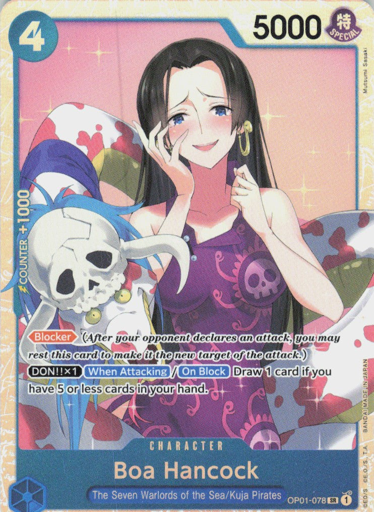 One Piece - Boa Hancock OP01-078 - One Piece Romance Dawn #OP01-078 - Near Mint - Standard / Non-SP