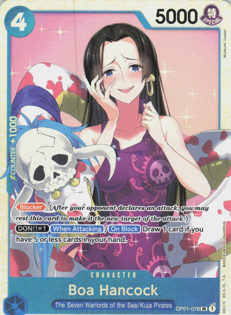 One Piece - Boa Hancock OP01-078 - One Piece Romance Dawn #OP01-078 - Near Mint - Standard / Non-SP