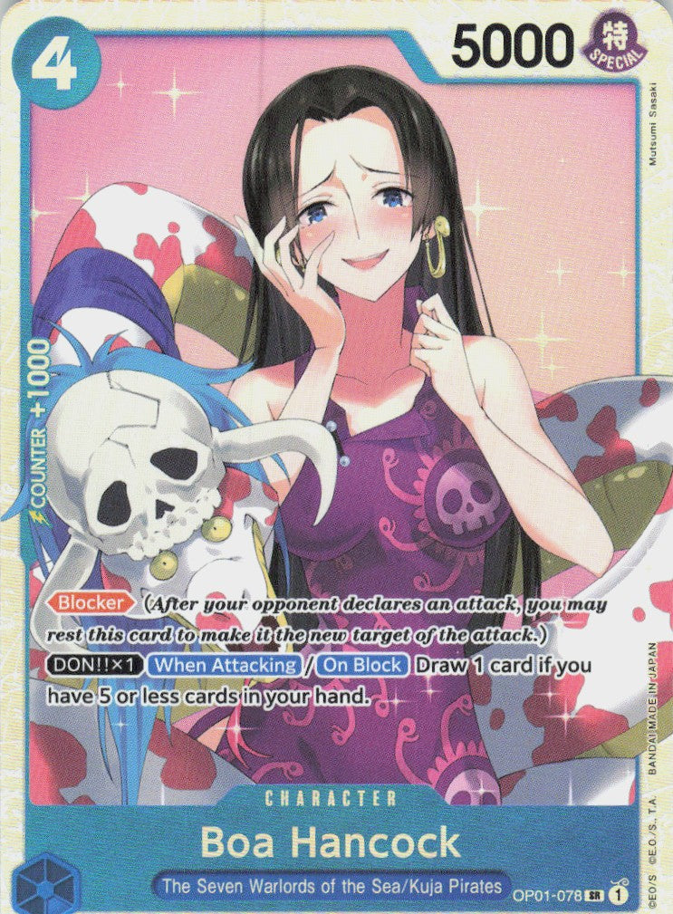 One Piece - Boa Hancock OP01-078 - One Piece Romance Dawn #OP01-078 - Near Mint - Standard / Non-SP