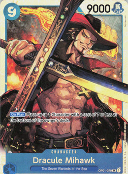 One Piece - Dracule Mihawk OP01-070 - One Piece Romance Dawn #OP01-070 - Near Mint - Standard / Non-SP