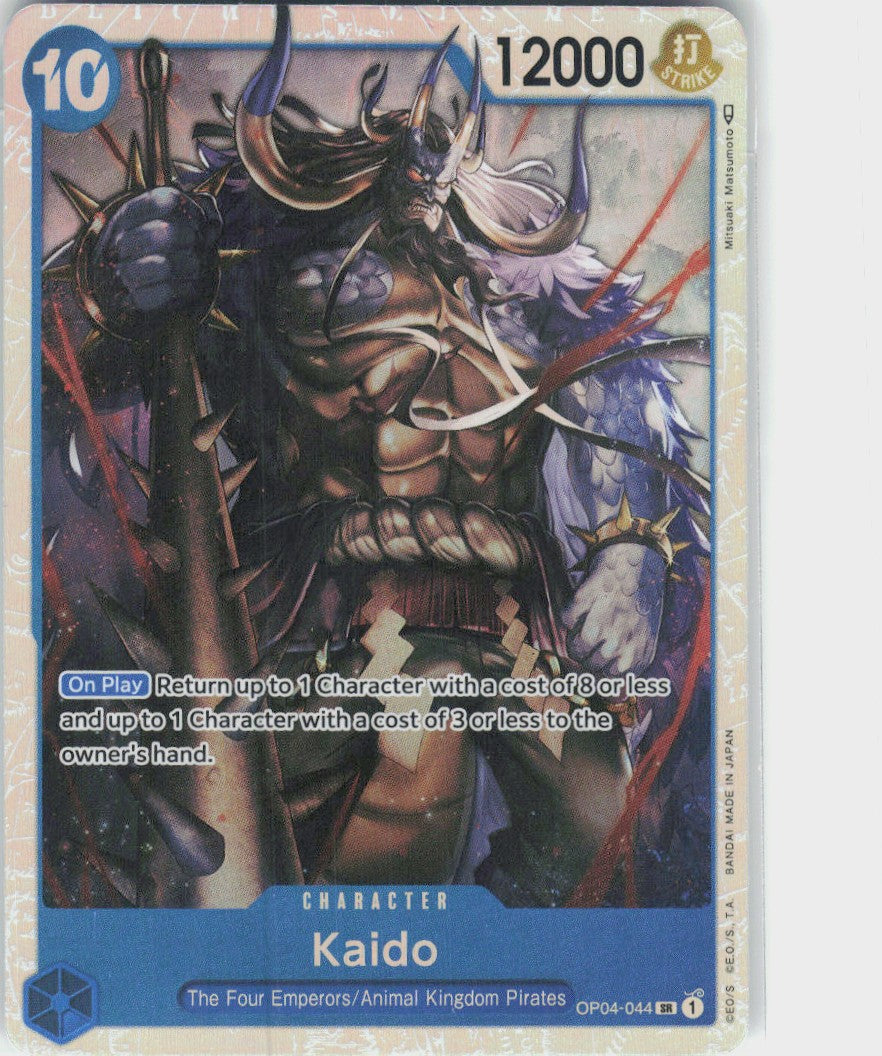 One Piece - Kaido OP04-044 - One Piece Kingdoms of Intrigue #OP04-044 - Near Mint - Standard / Non-SP