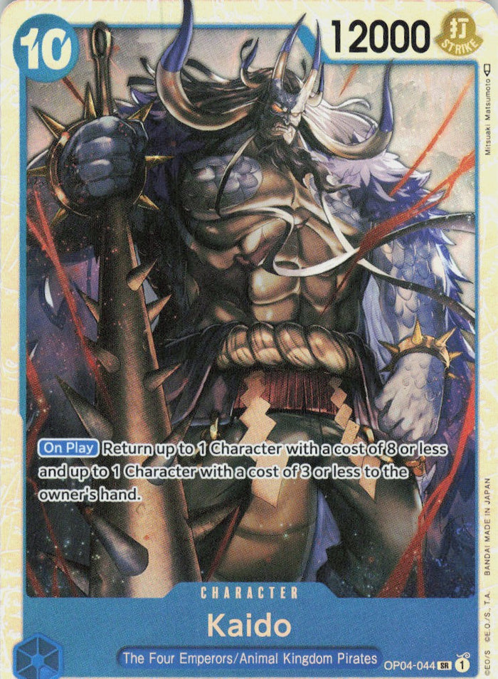 One Piece - Kaido OP04-044 - One Piece Kingdoms of Intrigue #OP04-044 - Near Mint - Standard / Non-SP