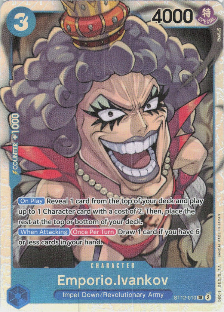 One Piece - Emporio.Ivankov ST12-010 - One Piece Starter Deck 12 #ST12-010 - Near Mint - Standard / Non-SP
