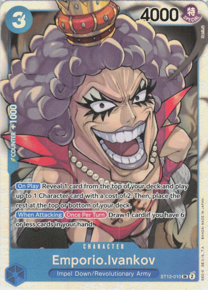 One Piece - Emporio.Ivankov ST12-010 - One Piece Starter Deck 12 #ST12-010 - Near Mint - Standard / Non-SP