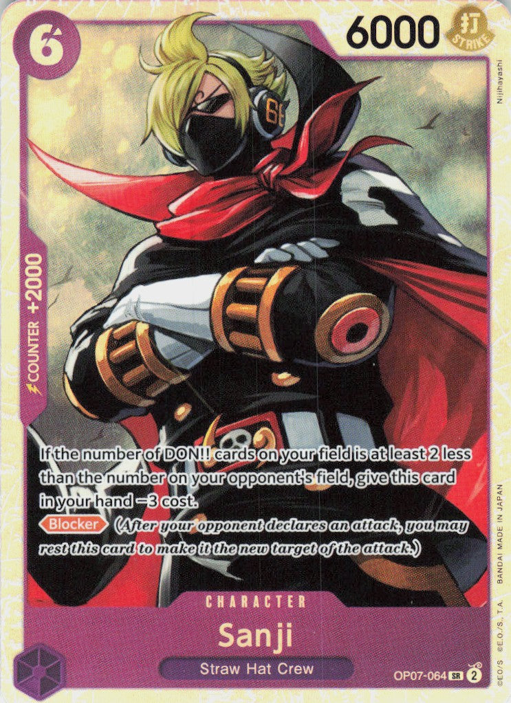 One Piece - Sanji OP07-064 - One Piece 500 Years in the Future #OP07-064 - Near Mint - Standard / Non-SP