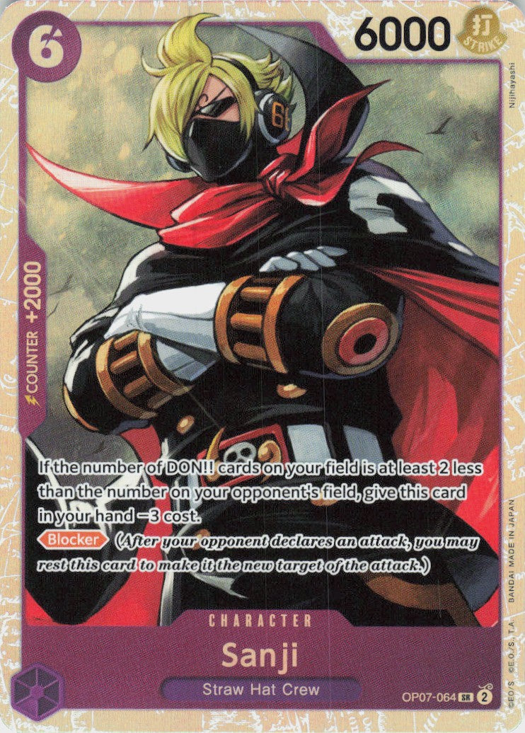 One Piece - Sanji OP07-064 - One Piece 500 Years in the Future #OP07-064 - Near Mint - Standard / Non-SP