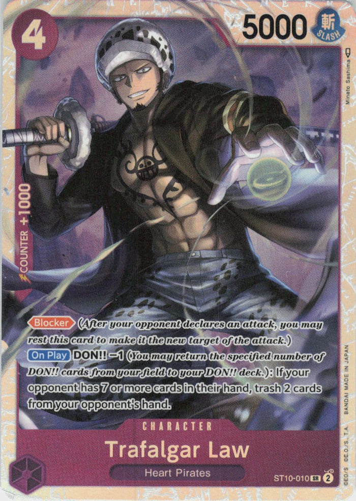 One Piece - Trafalgar Law ST10-010 - One Piece Ultra Deck: The Three Captains #ST10-010 - Near Mint - Standard / Non-SP