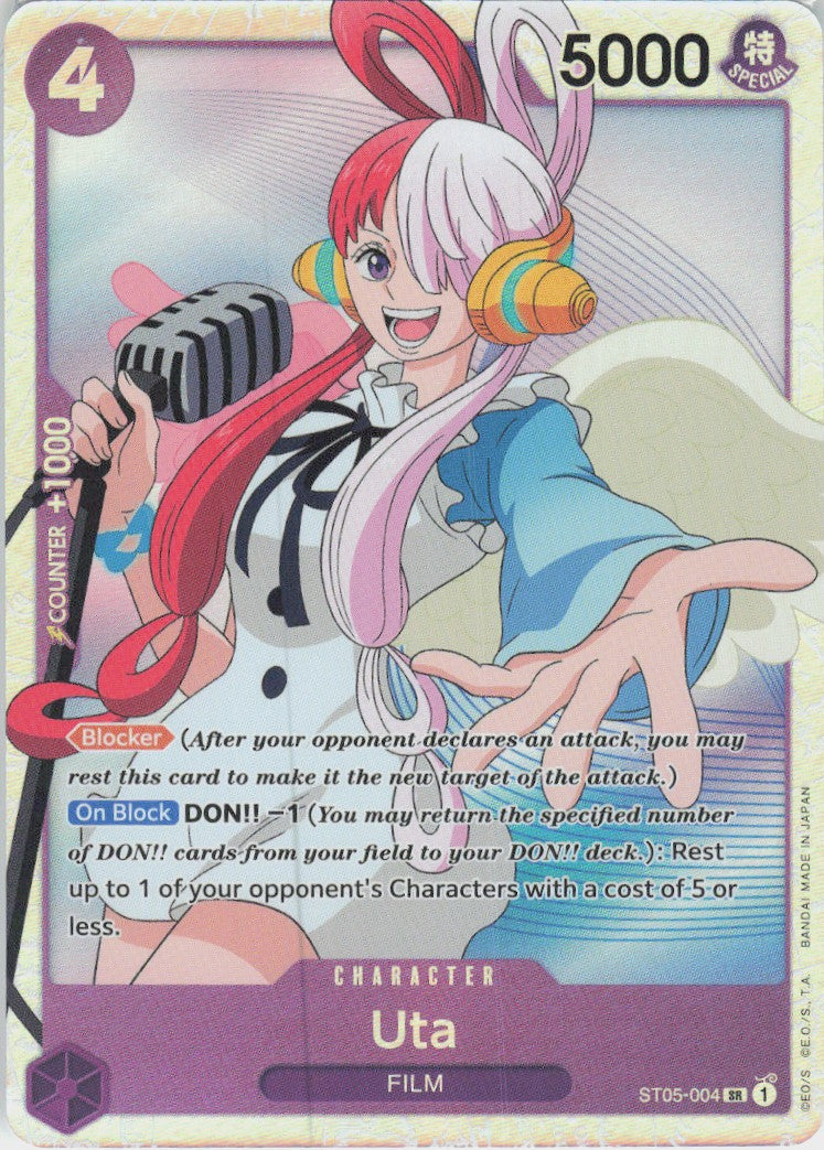 One Piece - Uta ST05-004 - One Piece Starter Deck 5: Film Edition #ST05-004 - Lightly Played - Standard / Non-SP