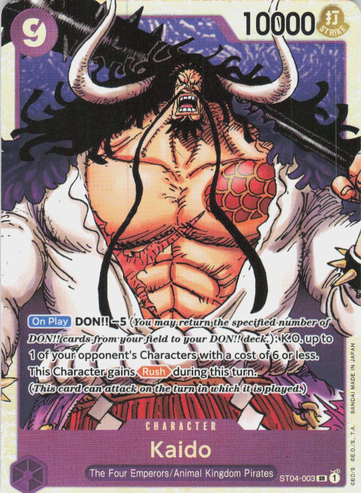 One Piece - Kaido ST04-003 - One Piece Romance Dawn #ST04-003 - Near Mint - Standard / Non-SP