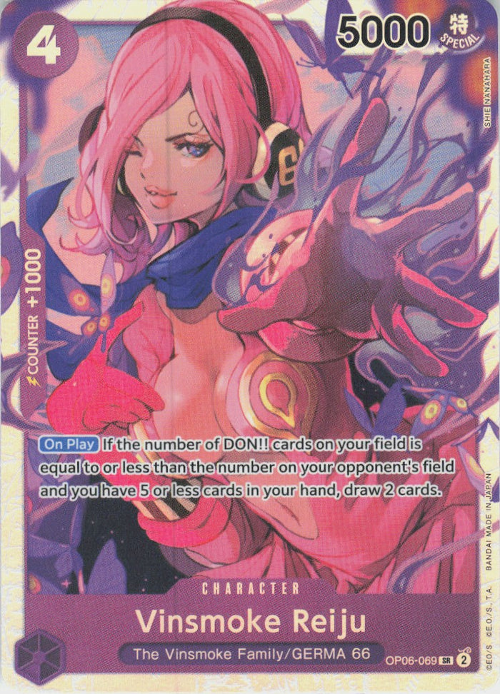 One Piece - Vinsmoke Reiju OP06-069 - One Piece Wings of the Captain #OP06-069 - Near Mint - Standard / Non-SP
