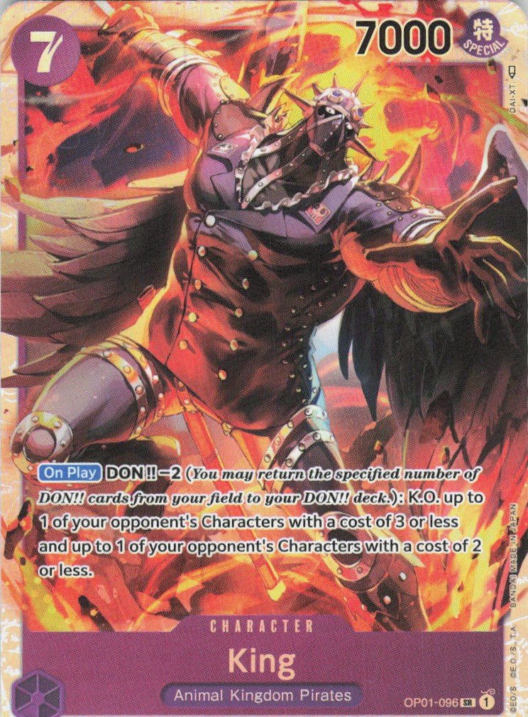 One Piece - King OP01-096 - One Piece Romance Dawn #OP01-096 - Near Mint - Standard / Non-SP