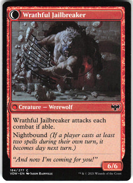 Weary Prisoner // Wrathful Jailbreaker #184 NM