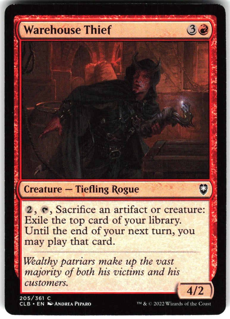 Warehouse Thief #205 NM