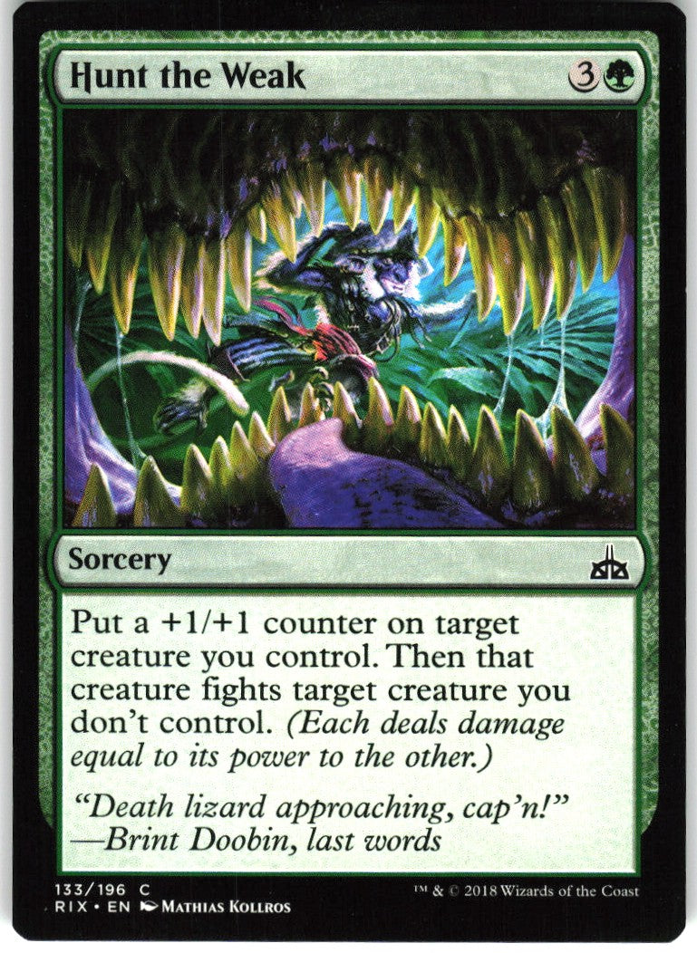 Hunt the Weak #133 NM