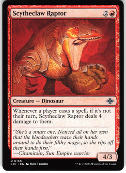 Scytheclaw Raptor #165 NM