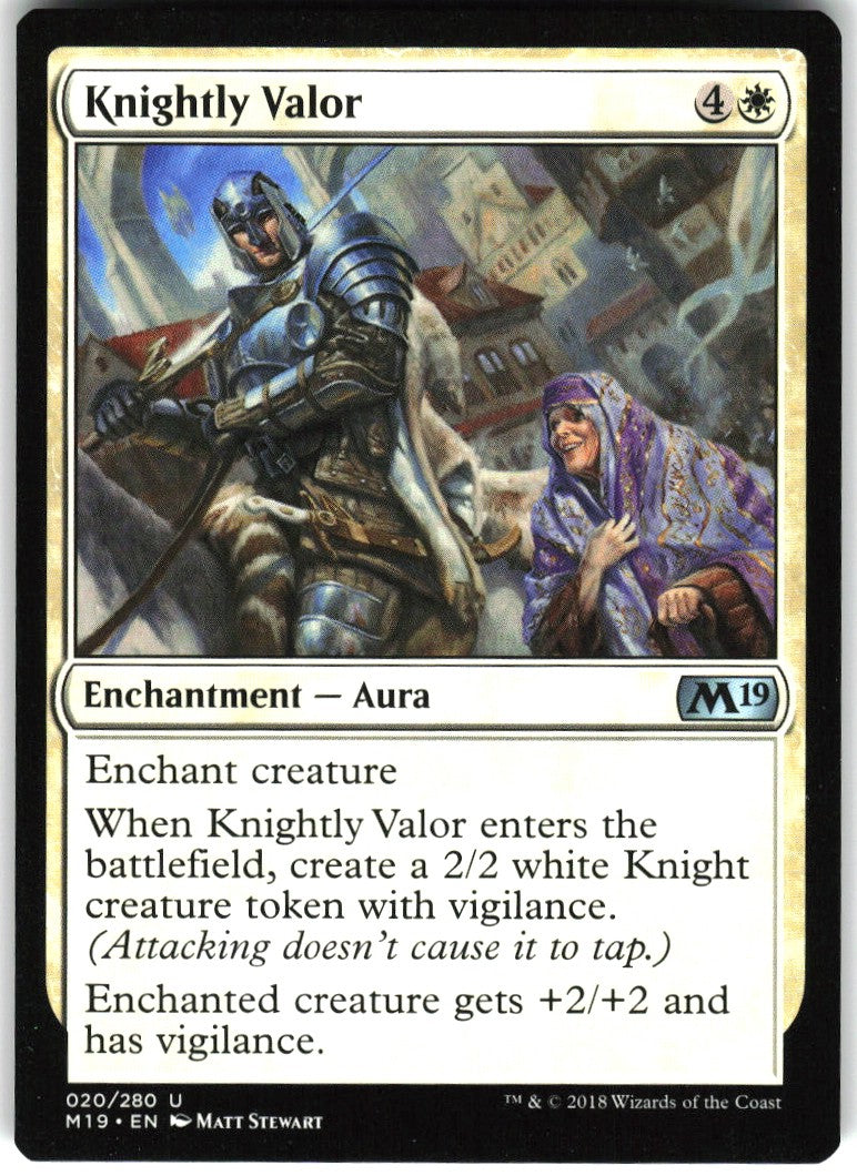Knightly Valor #20 NM