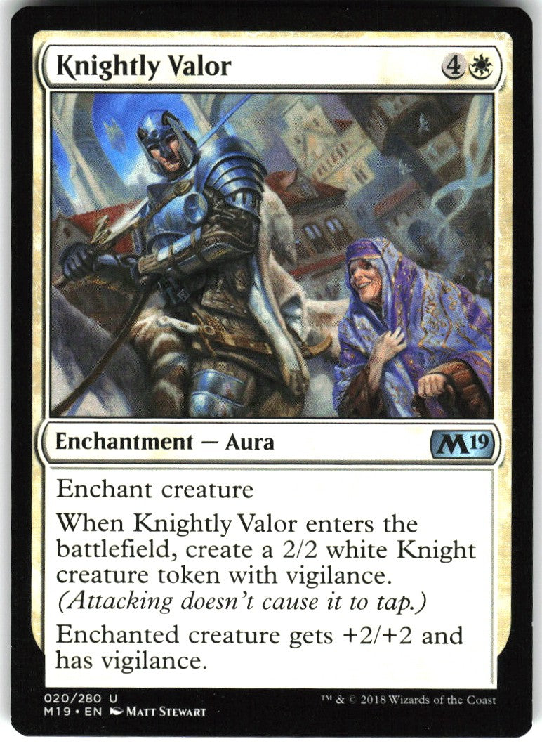 Knightly Valor #20 NM