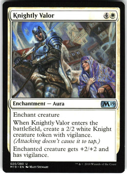 Knightly Valor #20 NM