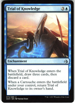 Trial of Knowledge #73 NM