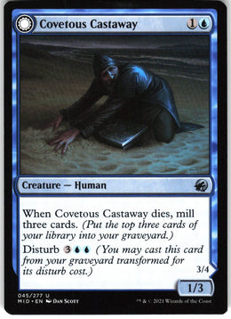 Covetous Castaway // Ghostly Castigator #45 NM