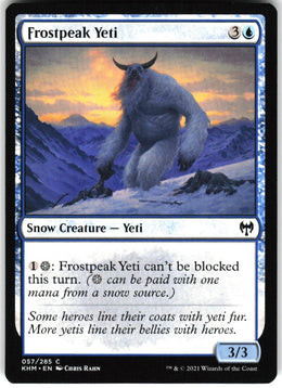 Frostpeak Yeti #57 NM