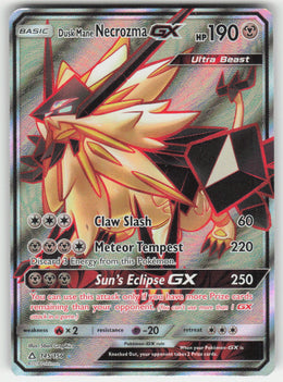 Dusk Mane Necrozma-GX #145/156 Ultra Prism Pokemon Holofoil English